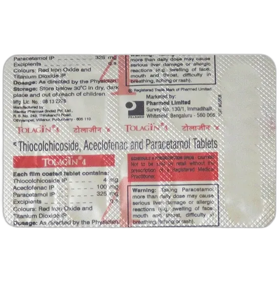tolagin 4mg tablet 10's